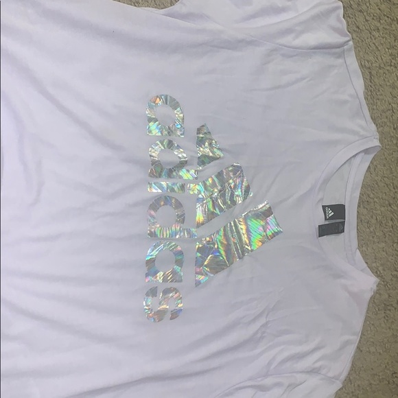 adidas Tops - Purple Adidas T shirt